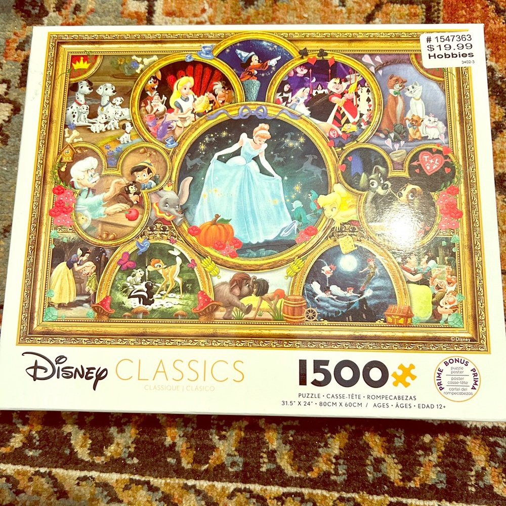 Disney puzzle. 1500 pieces